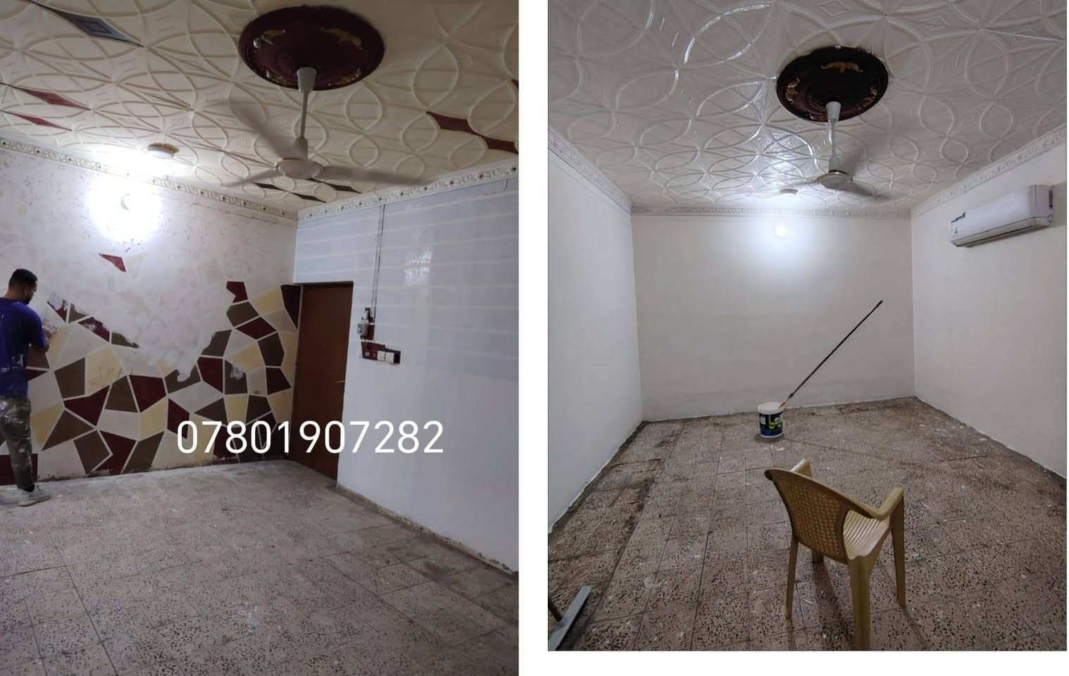 السلام عليكم صبغ وكافه الديكورات بأنسب الأسعار لأستفسار *********** أو خاص او الرقم بي واتساب حلة, بابل
