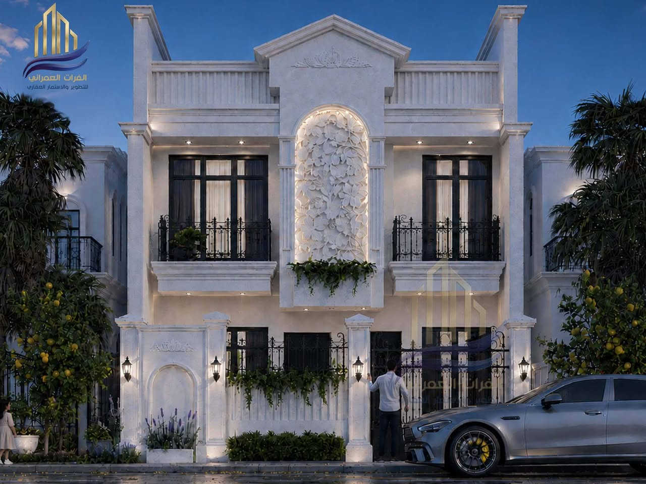 بكادر هندسي متميز، نحول الأفكار إلى مبانٍ تجمع بين الإبداع الهندسي وجودة التنفيذ.

🏡  تم تصميم واجهة منزل في الفلوجة بالنمط الكلاسيكي قيد التتفيذ. 
📐 عرض الواجهة: 7.5 متر
📏 مساحة الأرض: 130 متر²

📍 موقع شركة الفرات العمراني:
الفلوجة – شارع الجيش الشعبي – مقابل محكمة الفلوجة.

📞 للتواصل:
• المقاولات العامة: ***********
• الاستشارات القانونية: ***********
• للاستفسارات والخدمات الإلكترونية: ***********

شركة الفرات العمراني... خبرة هندسية تبني الثقة وتصنع التميز.
@إشارة
