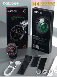 H4 Pro Max • شاشة 1.68 AMOLED • مكالمات بلوتوث