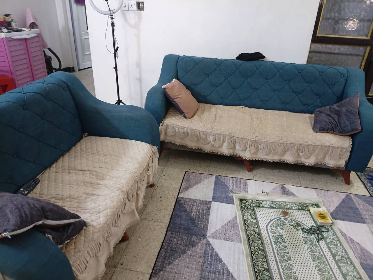سلام عليكم غراض منزليه كله جديد
غرفه 450
ثلاجه٥٠٠
ميز طعام ٢٠٠
تخم يحمل ١٠مقاعد ٥٠٠
تلفزيون زائد معرض ٥٠٠
الرقم تصال وتساب ***********

