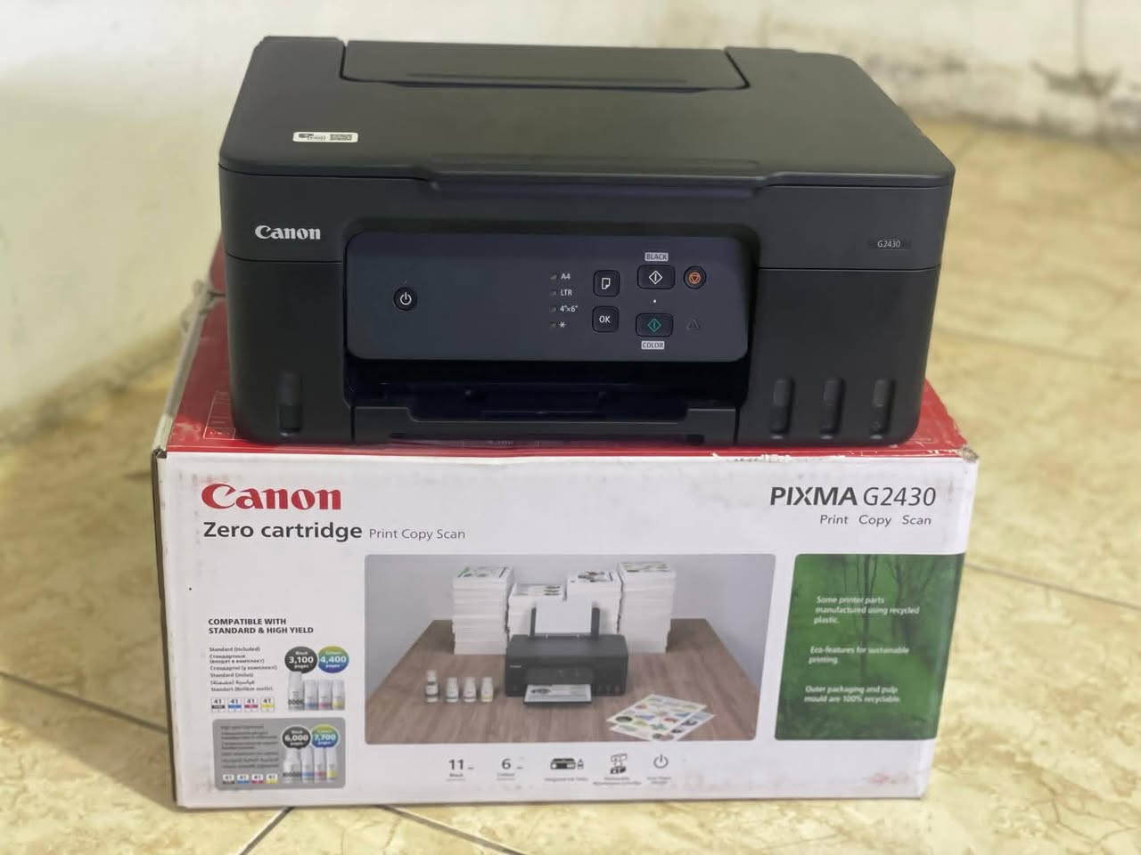 📣 للبيع طابعة كانون Canon G2430
🖨️ جديدة كليًا – فقط الكرتون مفتوح، غير مستخدمة.
✅ تطبع ملون وعادي.
💵 السعر: 100 دولار فقط


**إذا كنت صاحب هذا الإعلان وتريد حذفه لأي سبب، رجاءا أرسل رسالة إلى الدعم الفني**