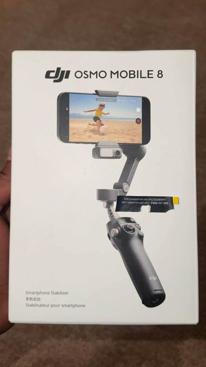 سلام عليكم
Dji osmo 8 

للبيع مستخدمة مرتين فقط ( جديدة ) 

السعر 165 الف وبيها مجال بسيط جدآ 

للتواصل على الرقم 
***********
