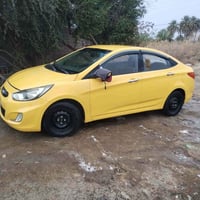 سياره للبيع اكسنت موديل 12 مكينه 1600 تبريد حداديه كامله خط وبحث جديد ...