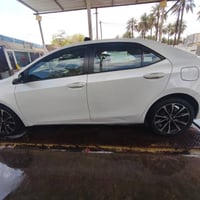 كورلا موديل 2018  مواصفات se  لون ابيض صدفي   الحادث موجود بالمنشور   ...