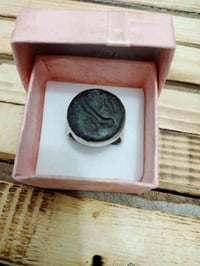 خاتم متوج • حجر الهبهاب • صياغة يدوية