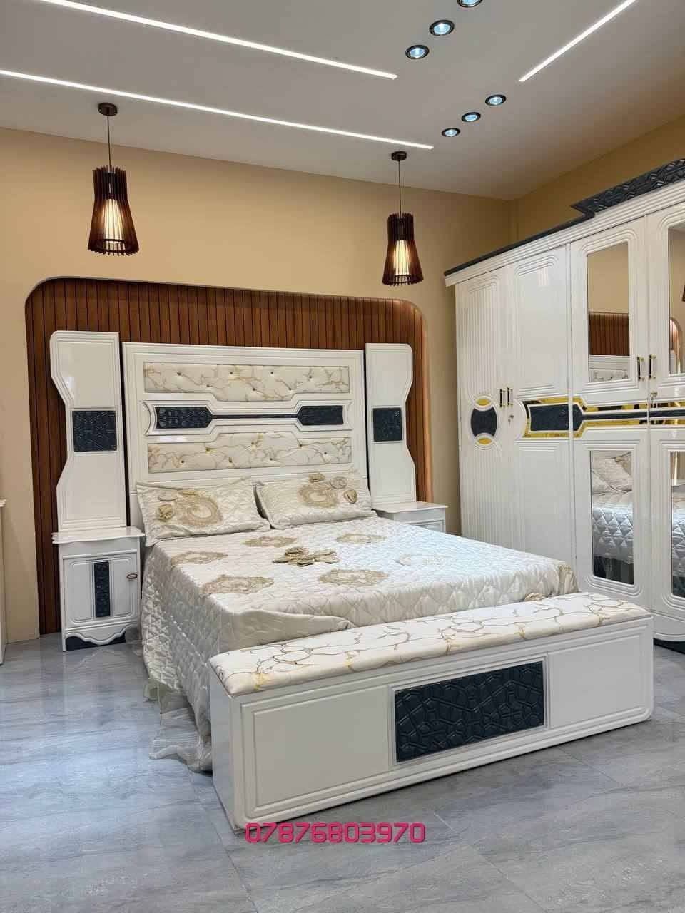 ✨ غرف نوم عراقية فاخرة بأجمل التصاميم وأفضل الأسعار ✨
***********
***********
http://wa.me/+9647876803970

🔹 نجارة عراقية متقنة بجودة عالية وتشطيبات راقية.
🔹 أكثر من 50 موديل مختلف يناسب جميع الأذواق.
🔹 توصيل إلى بغداد وجميع المحافظات بأجور مناسبة.
🔹 سرعة في الإنجاز وخدمة مميزة حتى باب البيت.

📌 مكونات الغرفة:
✔️ كنتور قياس 320 
داخل 3 ملم الوجه 5 ملم
✔️ ميز مرآة 
✔️ ميز بلازما
✔️ زاوية كنتورية. قياس80
✔️ سرير 160*200
✔️ تاج الجرباية
✔️ ناصي الجرباية
✔️ قواعد الجرباية كله بلوك
✔️ كومدين عدد (2) قياس 50 الواحد 

⭐ الإضافات:
▪️ شازلون مقعد: 50 ألف دينار
▪️ شازلون مخزن: 75 ألف دينار
▪️ دواشك طبية درجة أولى بضمان استبدال 5 سنوات:
150 ألف دينار / 
http://wa.me/+9647876803970

💰 أسعار غرف النوم تبدأ من:
1,000,000 دينار إلى 1,250,000 دينار فقط

🛏️ كما يتوفر لدينا موديلات طابقين بأسعار تبدأ من:
1,800,000 دينار فما فوق

🎨 أعمال صبغ  من أجود الخامات وبأسعار متنوعة تناسب الجميع.

🚚 ويانه طلبك يوصل لباب البيت بأسرع وقت!

📞 للحجز والاستفسار:
http://wa.me/+9647876803970
*********** 
***********
***********

📩 يرجى إرسال صورة الموديل المطلوب  التواصل مباشرة واتساب، وسنكون بخدمتكم. سميل, دهوك
