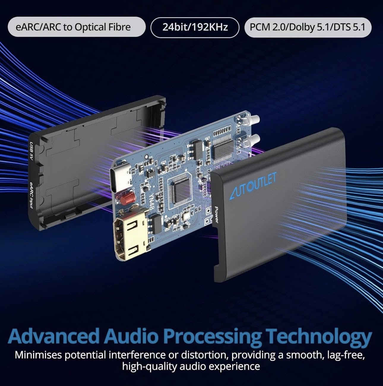 مستخرج الصوت AUTOUTLET eARC - محول HDMI eARC/ARC إلى بصري - يدعم 24-بت/192 كيلو هرتز، دولبي 5.1 وDTS 5.1 - قابل للتوصيل والتشغيل، متوافق واسع مع تلفزيونات HD، مكبر الصوت، ودور السينما المنزلية


**إذا كنت صاحب هذا الإعلان وتريد حذفه لأي سبب، رجاءا أرسل رسالة إلى الدعم الفني**