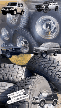 توصيل موجود كل محافذة 💯
سعری موناسب 

قیاس تایرات الویل  31X10.50R15

*********** بل واتساب
