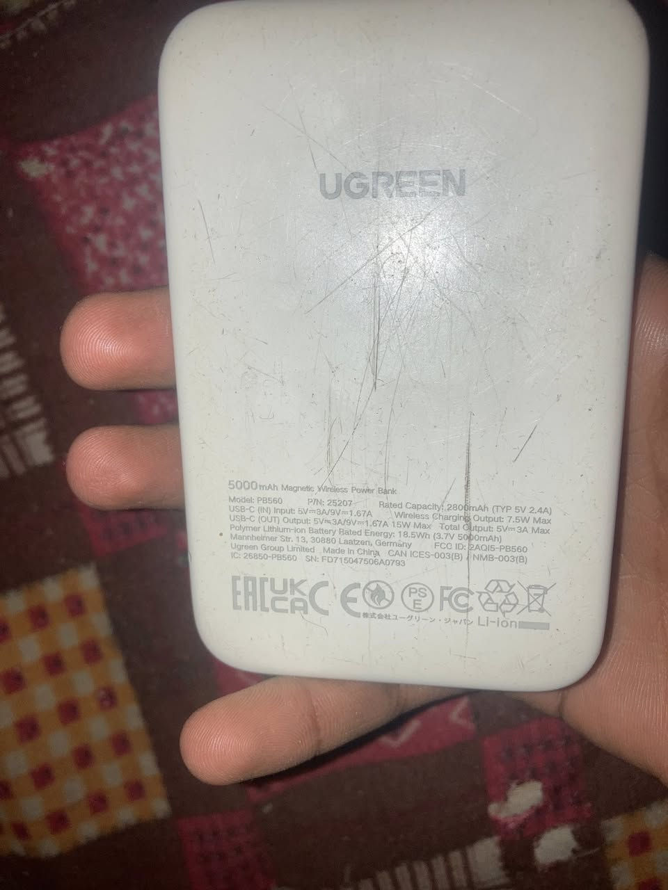 باور بانك مال ايفون 14بروماكس من شركه يوغرين 5000امبير مستعمل والله العضيم ماخذه 50الف خلي سعرك وذا عجبني اخذه مكاني مدينه صدر


**إذا كنت صاحب هذا الإعلان وتريد حذفه لأي سبب، رجاءا أرسل رسالة إلى الدعم الفني**