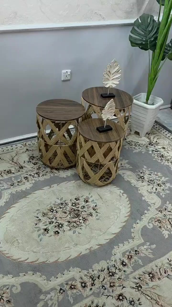 طبلات ثلاثي بوهيمي بتصميم أنيق
خشب + حديد + قش 🌾 👌
📏 القياسات (القطر):
▫️ الكبيرة: 44 سم
▫️ الوسط: 38 سم
▫️ الصغيرة: 32 سم
💰 السعر: 100
🚚 توصيل مجاني
✔️ بغداد
✔️ جميع المحافظاات


**إذا كنت صاحب هذا الإعلان وتريد حذفه لأي سبب، رجاءا أرسل رسالة إلى الدعم الفني**