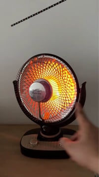 مروحة تدفئة • دوارة • ٩٠٠ واط
