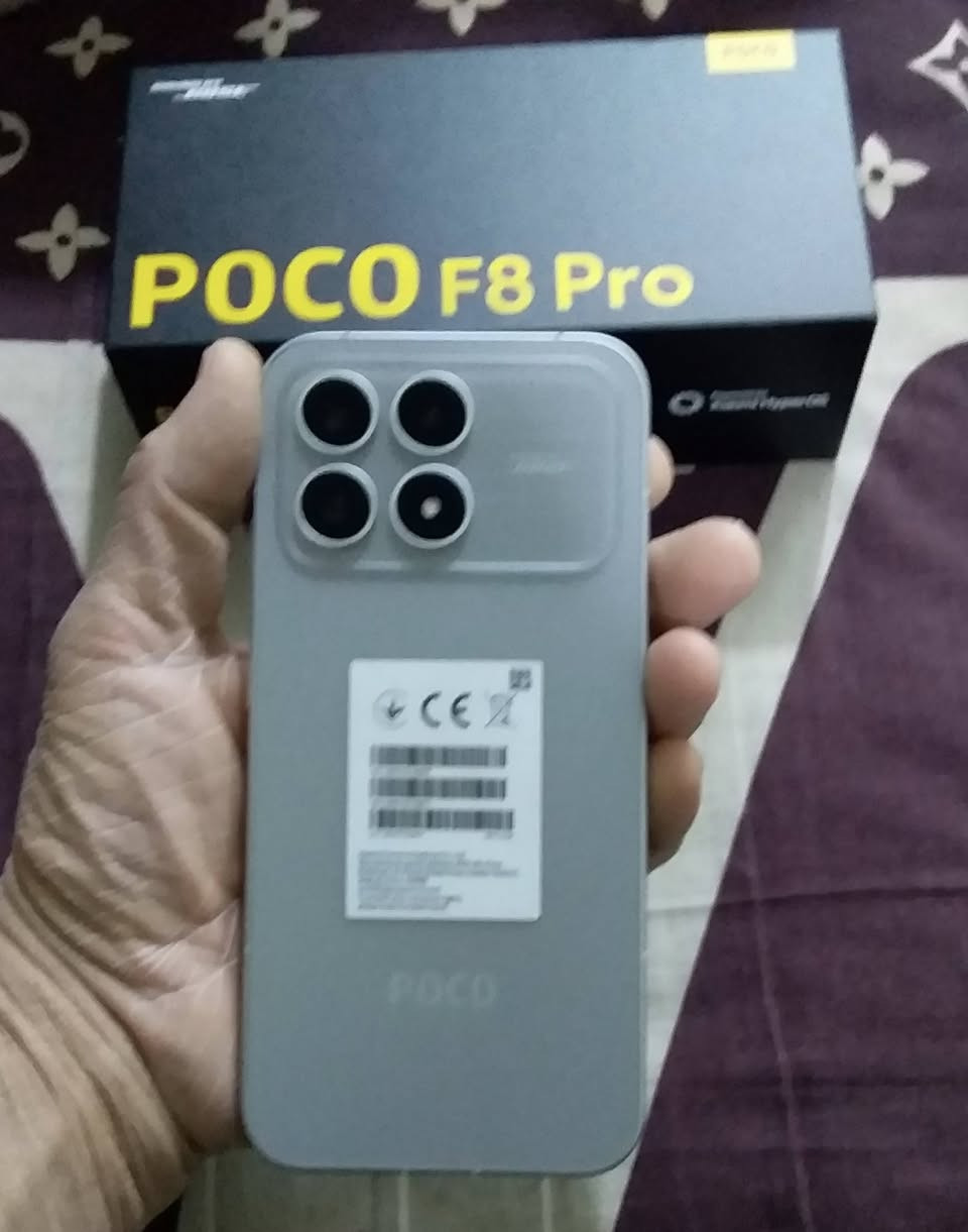 بوكو أف٨برو
Poco f8 pro
كامل ملحقات
نظافة100%
الذاكرة/512
الرام/12
يدعم الشحن السريع 100واط
للبيع /725
أوللمراوس بأحدث
مكاني/ بغداد


**إذا كنت صاحب هذا الإعلان وتريد حذفه لأي سبب، رجاءا أرسل رسالة إلى الدعم الفني**