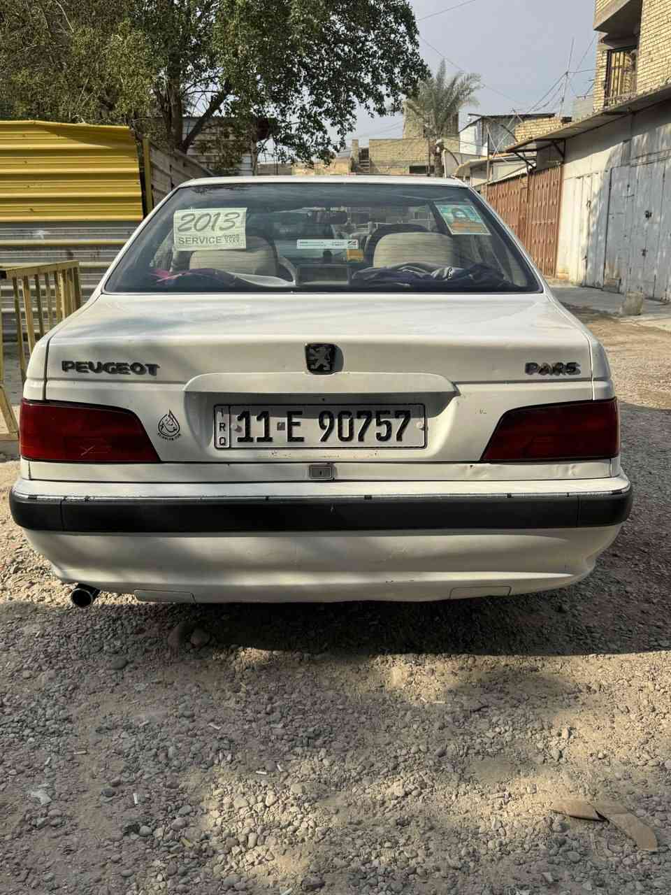 السلام عليكم بيجو بارص للبيع موديل 2013 رقم بغداد السنوية2030 مشروع وطني  للاستفسار ***********
