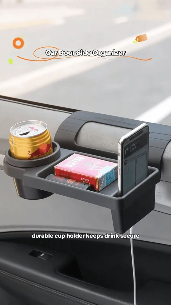 حامل جانبي ذكي 3×1 للسيارة مع حامل كوب ومنظم موبايل

الاستخدامات:

تنظيم الهاتف أثناء القيادة بشكل آمن وسهل الوصول.

حمل الأكواب والمشروبات (قهوة، علبة مشروب، ماء).

تخزين الوجبات الخفيفة مثل البطاطا أو السناك.

وضع المحفظة، المفاتيح، النظارات، أو أي أغراض صغيرة.

مناسب للرحلات الطويلة والاستخدام اليومي داخل السيارة.

المميزات:

تصميم 3×1 عملي: حامل كوب + صينية تخزين + حامل موبايل في قطعة واحدة.

يُركب على باب السيارة دون التأثير على حركة رفع الزجاج.

فتحة مخصصة لتمرير كيبل الشحن لشحن الهاتف أثناء وضعه في الحامل.

سعة تخزين جيدة مع تقسيم داخلي يساعد على ترتيب الأغراض.

مناسب لمعظم موديلات السيارات (Universal Design).

مصنوع من بلاستيك ABS قوي ومتين مقاوم للاستخدام اليومي.

يحتوي على قطع تثبيت فوم لاصقة لثبات أفضل ومنع الاهتزاز.

تصميم أنيق بلون أسود ينسجم مع ديكور السيارة الداخلي.

محتويات الصندوق:

حامل جانبي متعدد الوظائف للسيارة.

قطع فوم لاصقة للتثبيت (Thin sheets + Thick foam pad).

القياسات:

قياس المنتج:

الطول: 16 سم

العرض: 18 سم

الارتفاع: 10 سم

قياس الكارتون:

الطول: 19 سم

العرض: 10 سم

الارتفاع: 27 سم

الملاحظات:

يتم تركيبه في الفجوة بين زجاج السيارة والباب من الأعلى.

يُنصح بالتأكد من سماكة الباب قبل التركيب لضمان التثبيت الصحيح.

قد يختلف مستوى الثبات حسب نوع السيارة وسماكة الباب.


**إذا كنت صاحب هذا الإعلان وتريد حذفه لأي سبب، رجاءا أرسل رسالة إلى الدعم الفني**