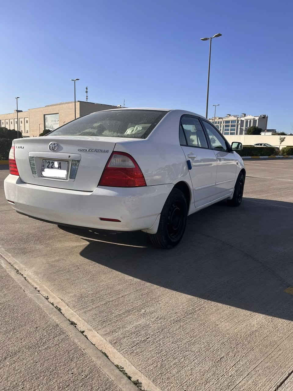 سلام عليكم
تويوتا كرولا ٢٠٠٥ للبيع
مكينة ١.٨ كبير
كير توماتيك
٤ جام كهرباء
دواخل فورميكا بلادي
رقم اربيل 
ماشي قليل ١٨٦ الف كم 🔥
سيارة جدا نظيف 
بيها نص جملغ امامي صبغ 
سعر ١١٠ ورقة و مجال بسيط ✅


**إذا كنت صاحب هذا الإعلان وتريد حذفه لأي سبب، رجاءا أرسل رسالة إلى الدعم الفني**