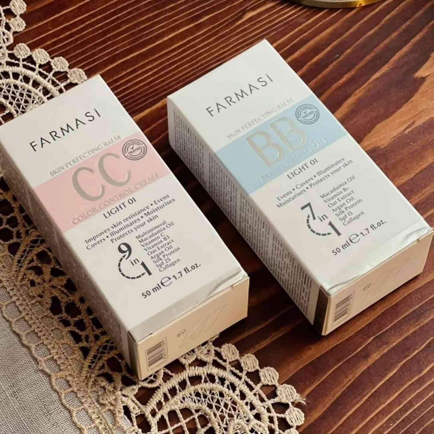 رجعت توفرت من جـــديـــد 🩷🩵

كريم أساس BB و CC  فارمسي💙

🔹 كريم  يحتوي على برايمر، مرطب، واقي شمس  SPF 15، مضاد للحبوب، مفتح، خافي للعيوب، مضاد للتجاعيد.

🔹 يمتاز بقدرته على إخفاء عيوب البشرة بدرجة تغطية متوسطة إلى عالية، دون التسبب في سد المسام أو الشعور بتكدس طبقات المكياج واختناق بشرتك.🤗

🔹 يقدم لبشرتك الترطيب الكافي، ما يجعلها ناعمة ومتوهجة دون الكثير من اللمعان

🔹 يمتاز بقوام خفيف الوزن على الجلد يسهل دمجه بشكل طبيعي.🥰

🔹 يناسب  البشرة دهنية ومختلطه😍


**إذا كنت صاحب هذا الإعلان وتريد حذفه لأي سبب، رجاءا أرسل رسالة إلى الدعم الفني**