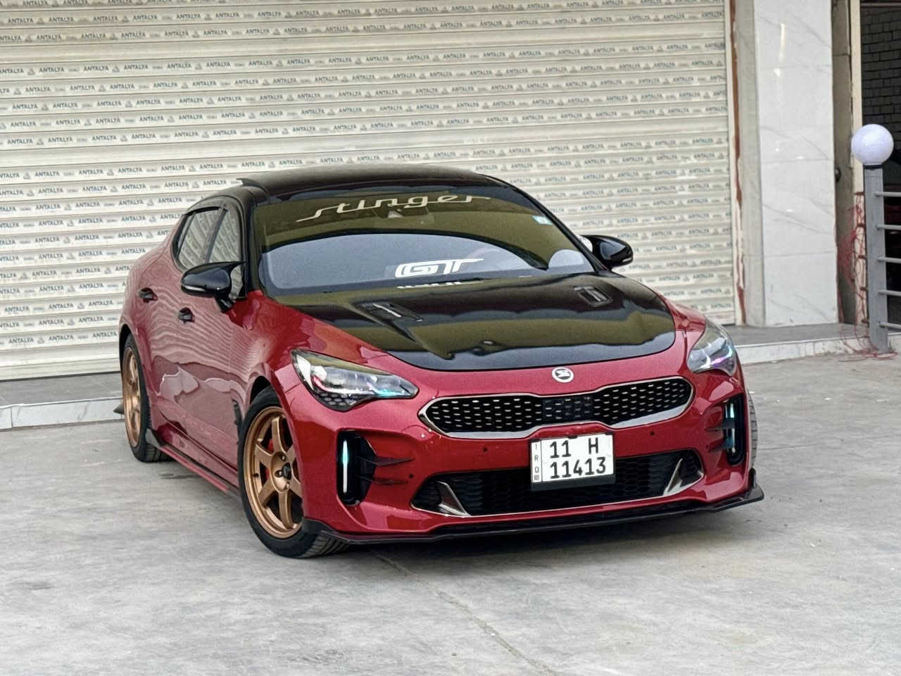 كيا ستينكر 👑
موديل 2018
سيارة فووول الاخير جيتي تو 
6سلندر توين توربو
داخل اسود
كشنات جلد 
كشن خزن ميموري
كشنات كهرباء
كشنات ايرباك 
كشنات تدفئه 
كشنات تبريد 
داتا شو
5كامرات محيطية 360درجة
حساسات خلفيه امامية 
رادار امامي اوتو ستوب
رادار جانبي اتو ستوب 
نقط عمياء ومري قلاب 
جامات اوتو 
شفتات ستيرن 
بانوراما 
مري شفط 
لايت زنون متحرك 
سماعات هارمن كاردن عدد12 
اوتو هولد 
هند بريك بصمه 
مودات قيادة5وضعيات 
خروج عن المسار
صندوك كهرباء 
شاشة داخليه جبيره 
اضائه بدشبول 
تبريد قطعتين 
تشغيل عن بعد 
شاشة داخل كيلو متر تعرض الك كامرات جانبيه 
كشنات خلفيه تدفئة 
مراية داخليه كهربائيه وتعتيم 
داتاشو 
--------------------------
الاضافات
1- بلكات hks الاصليه من امريكا
2- داون بايب واكس بايب
3- بوابات تفتح وسد ع ريمونت (دبات)
4-  كلوبات اماميه متغير
5-شوت kn
6- بوب كورن 
8-نوزلات جدد 
. السعر 215$
صدر كامل جديد لسياره مناقصها كلشي 
سياره رقم بغداد تحويل ثاني يوم 
ماشيه 96 الف

استفسار ***********
