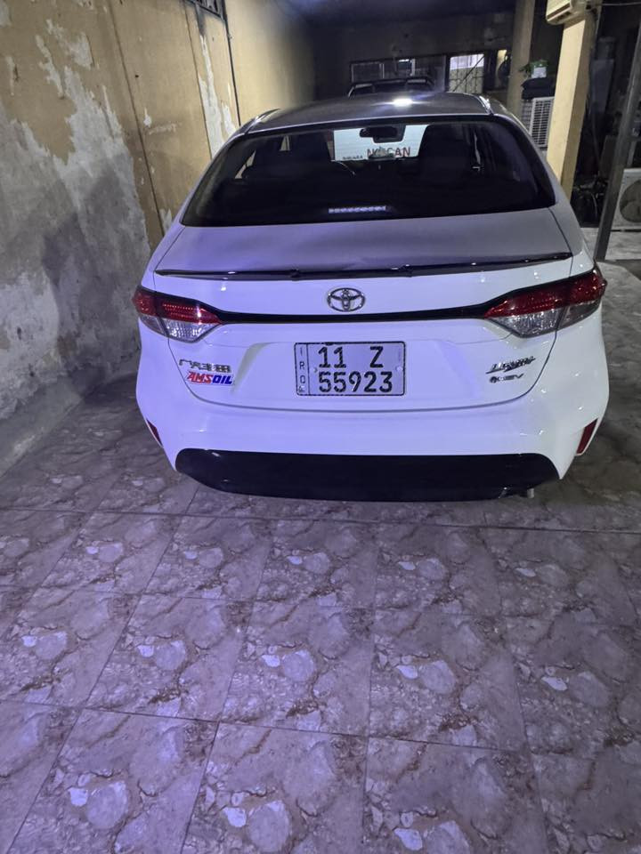 كورلا 2025 هايبرد شكل امريكي  ماشيه 25 الف  فتحه بصمه تشغيل بصمه ابواب بصمه صندوق كشنات مخمل  شاشه كامره خلفيه دبل ايرباك رقم بغداد الجديد باسمي هزه سنويه جديده محرك كير صدر تبريد على وضع الشركه بيهة ضربة موضحة بالصورة ابيع على وضعهة السعر 148$ وبيه مجال مكان السياره الانبار الحبانية ***********
