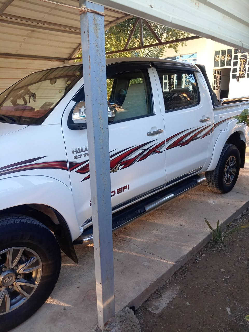 السلام عليكم ورحمة الله وبركاته هايلوكس ١٣ سعودي فور ويل رقم كركوك مكفوله سعرها ٢٢٥ وبيها مجال قليل مكان السياره الحجاج ***********
