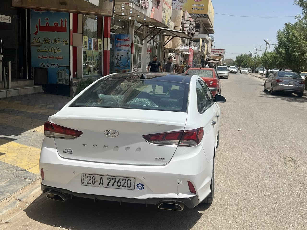 سلام عليكم
سوناتا 2018 فول موصفات بنوراما كشنات جلد تبريد تدفئه تبريد خلفي  كشنات  كهرباء برد خلفيه بلادي  ذاكره شفتات ستيرن سايد بريك بصمه مكينه 2.0تيربو كير 8نمر سياره فولل كلهن بيها تبريد ومكينه وحداديه وكير جدد سياره بيها حادث جاملغ وبنيد وبل عراق بيها صبغات فقط بدون ضربه سياره مال جناي مكانها نجف سعر110 (***********)
