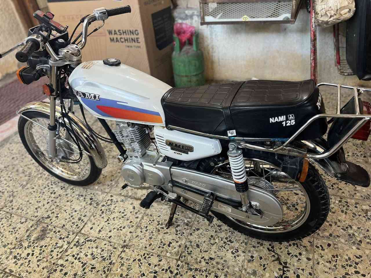 السلام عليكم اخوان دراجه ايراني نامه شلامجه للبيع موديل 2023 طالعه ب 2024/9/20 
الدراجه مدبل بيها ولفات والدراجه حلوه ما تعبانه مجرد اروح بيها للشغل واجي الدراجه سنويه ورقمها بصره رايدها ب1650 وبيها مجال حك الجيه وهاذه رقمي ***********
