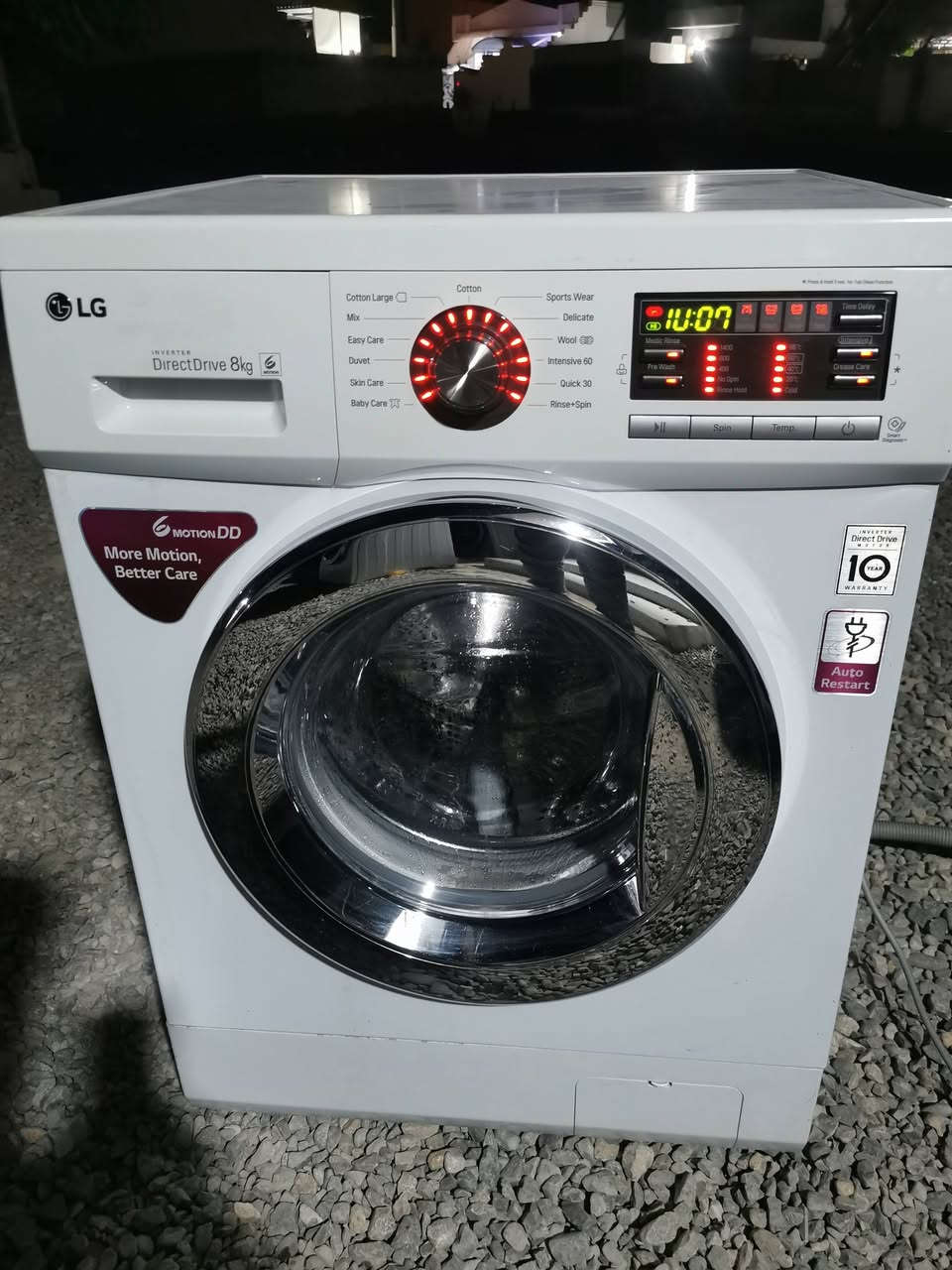 غه ساله ي LG كوري اسلي 8 كيلو  ماتوري درايكت دريف بي ده نگ به شه رت   زور خاوين و جوانه كه م ئيشي كردوه حيسابي لوكي بو بكه نرخي  160 هه زار شوين حاجياوا ***********
