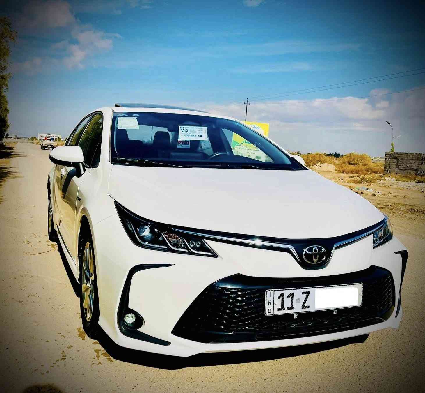 السلام عليكم
للبيع تيوتا كورلا هايبرد الشكل الخليجي 2025 
بحاله الزيرو

(مكفولة كفالة عامة  من كل شي )عدا ❗️رصعه بل جاملق اثر حصوايه

 ماشيه 16

المواصفات 

بصمة 

دخول ذكي عل ابواب

داخل اسود

كشنات جلد

كامرة خلفية 

ابل كار بلي 

رادار +تحديد مسار

بصمات عداد 2

فتحة سقف

شاشه كبيره

اوتو هولد 

هاند بريك بصمة

وباقي المواصفات المعروفه
                
كتلوكات السيارة والارضات بعدة جدد مستخدمات

السيارة باسمي رقم بغداد الجديد 
        
مكان بغداد للأستفسار: 

الاتصال ***********
