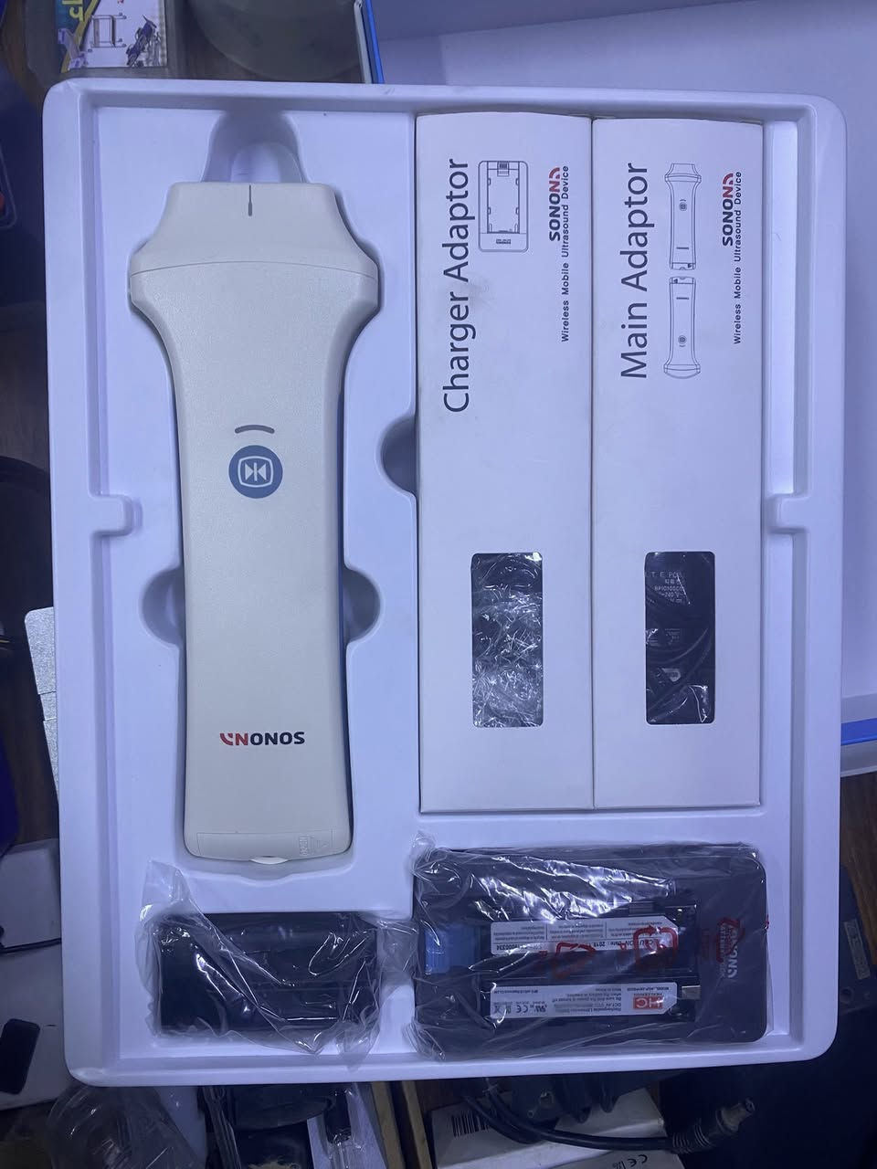 السلام عليكم عندي جهاز سونار شركه امبرر بروب كونفكس جديد لوك بكارتون وسعره مناسب ٨٥٠ الف 

وعندي بروب سونار وايرليس جديد صناعه كوريه يشتغل على نظامين أندرويد وايفون ينربط على ايباد او هاتف ذكي كامل مع ملحقاته شاحنه وبطاريتين ب٦٥٠ الف 

راسلوني واتساب ***********
