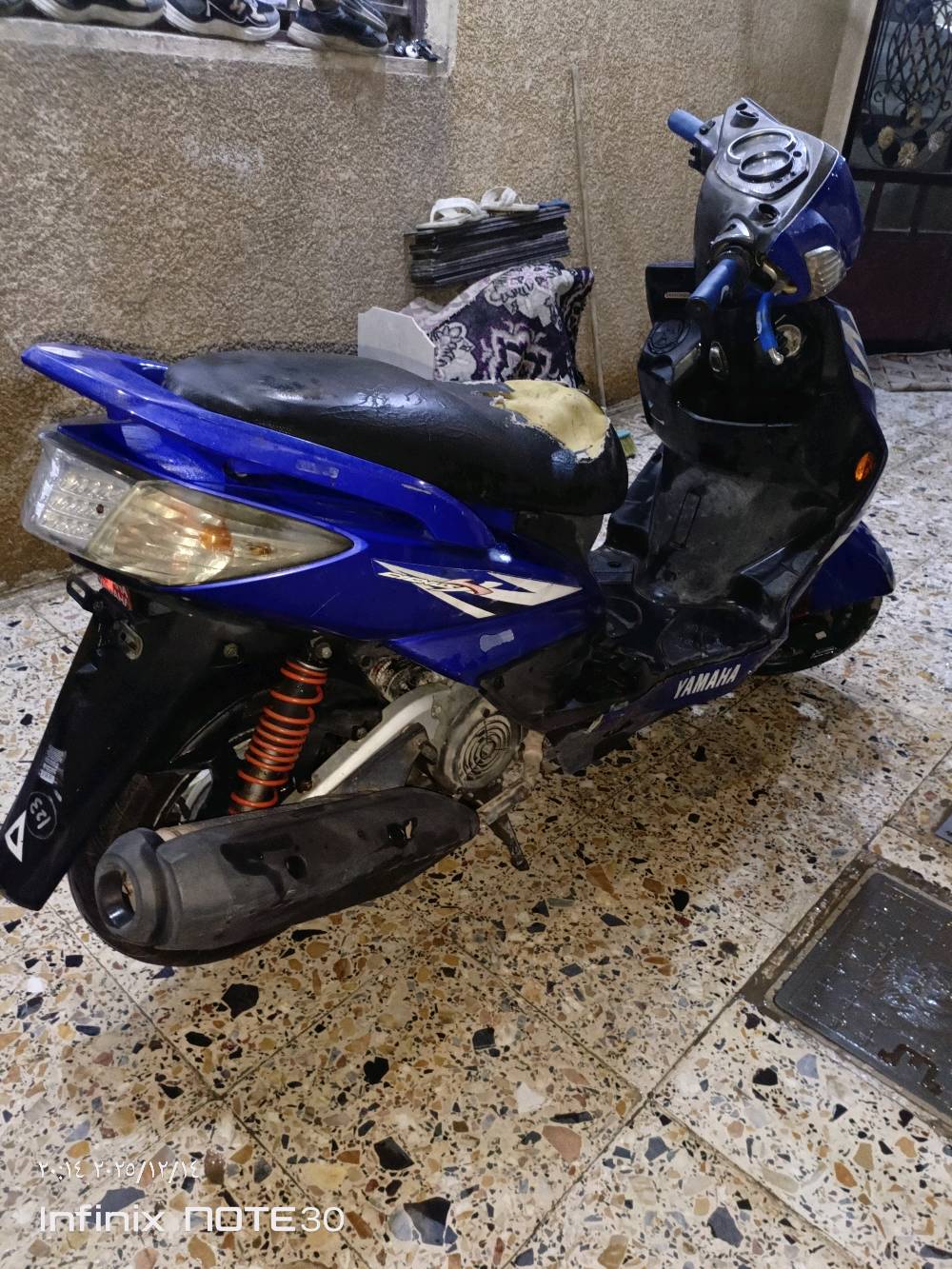 سكنس فحل نوزل خطين (لون مميز) دراجة جاهزة  كلهة شغالة (السعر 650 الف) بيهة مجال مكاني بغداد الجديدة الشراي يتصل