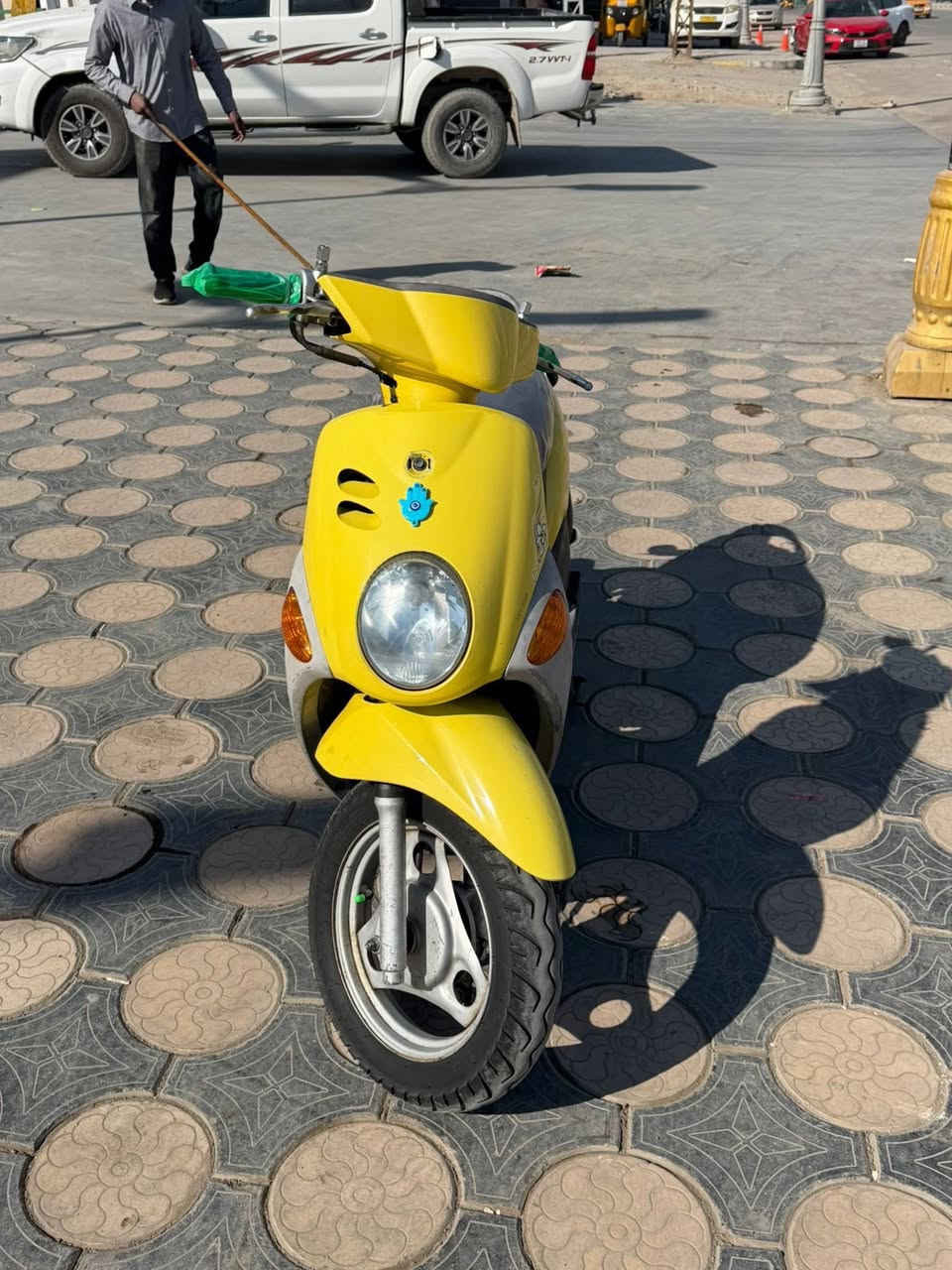 سلام عليكم دراجه فله لبيع مال ربنه ع يدي منزلهه صار ١٠يام دراجه بل محلح بعده وكاله كفاله عامه مكاني بغداد ***********
