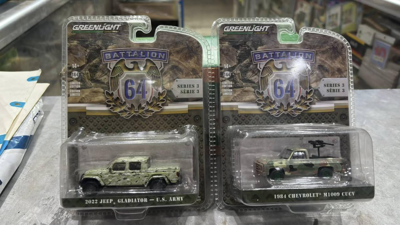 Greenlight Cars 😍

حديد بالكامل 
الحجم 1:64
صناعة شركة GreenLight 

السعر 9 الف  فقط 🔥 

يتوفر توصيل لجميع محافظات العراق 🤩💙

 📍العنوان / شارع فلسطين - خلف المستشفى العالمي 
مكتبة الأمين للحجز و الاستفسار على الرقم او مراسلة الصفحة ***********
#مصغرات #سيارات_مصغرة #بغداد
