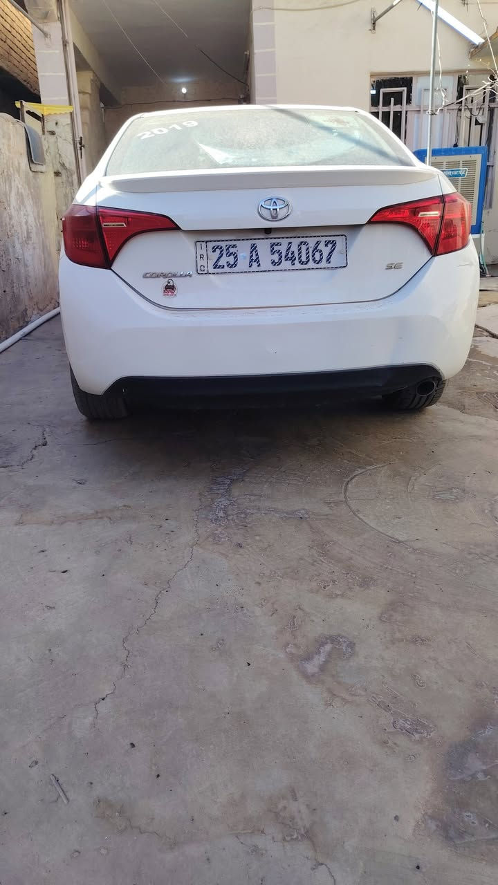 اسلام عليكم كورلا للبيع موديل 2019 SE رقم كركوك انكليزي تخم تاير جديد 
ضرر تبديل جاملغ السكن امامي مع صبغ بونيد و جاملغ سائق
عنوان كركوك قضاء الحويجه سعر  136 $
رقم *********** استاذ عامر
