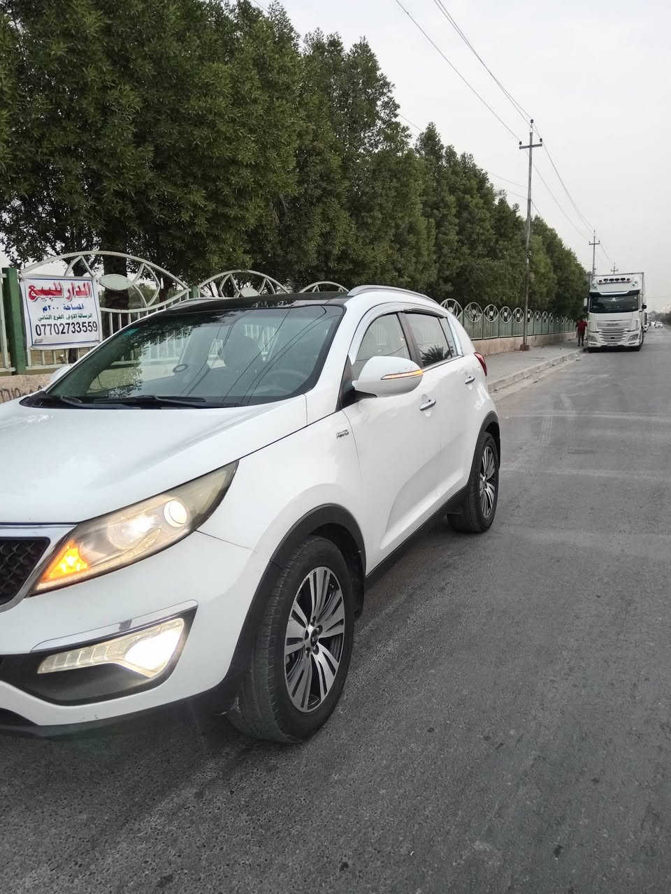 السلام عليكم من كيا سبورتج خليحي ٢١٠٤ فول مواصفات الايراني مكفوله من الصبغ بيهاربس بارد محرك مفتوح ٢٤٠٠ للاستفسار ***********  مكانهه بياع حي الرساله الاولى السعر ١٦٥
مكلف بالنشر
