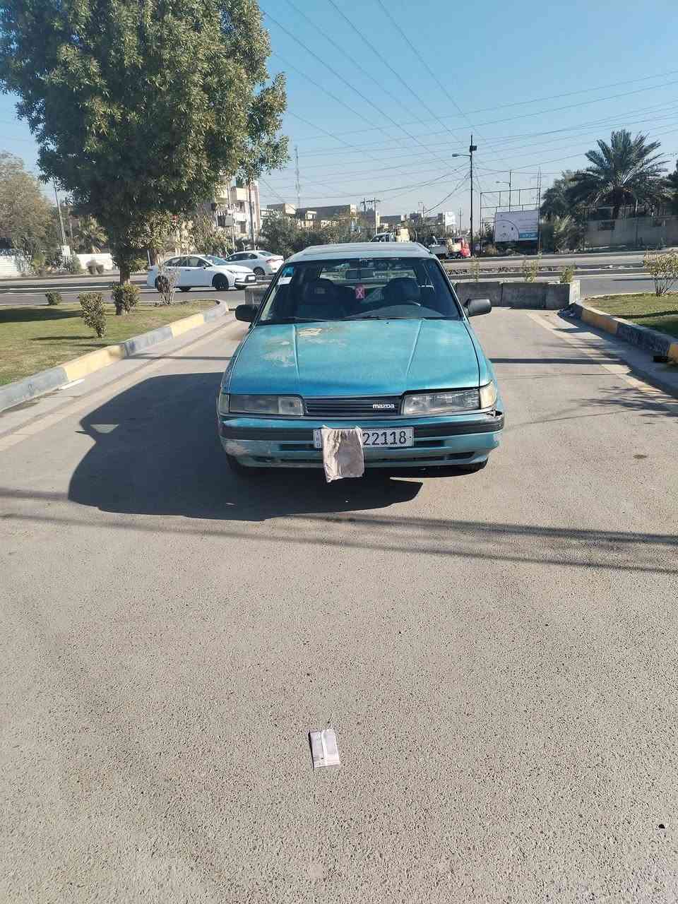 السلام عليكم عيوني مازده موديل 92 حجمها 626 ستيشن رقمها بغداد جديد رقمها مميز  سياره فول عده كير عادي سياره جاهزه من كلشي تبريد شغال مابيها اي نقص جاهزه مجهزة تخم تاير جديد دوشمه جديده  رايدها ٣٧ ورقه مكاني في بغداد البياع حي الاعلام اتصال على رقم *********** سياره كلش حلو ومرتبه ترايك من البصره الي زاخو
