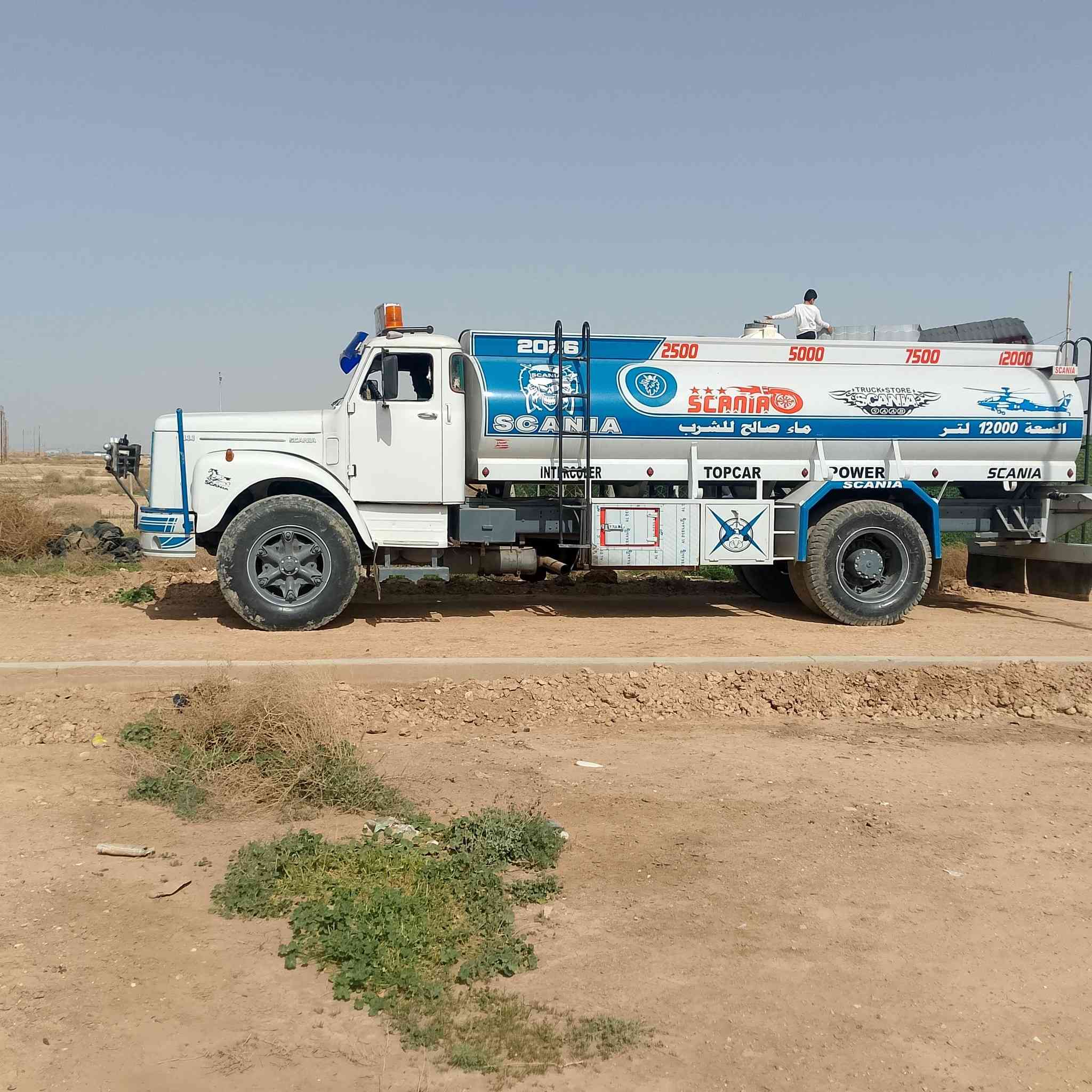 سكانيا *********** 111 سياره جديده مكينه مال 112 تانكي 12,000 تانكي جديد بيها اكسنت جي اف موديل 80
