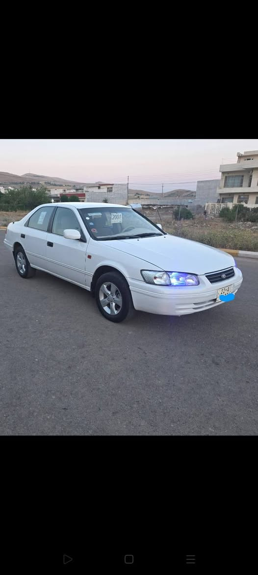 سلامو علکوم 
 تویتا کامری للبیع مۆدیل 2001 خلجی ڕەقەم اڕبیل دۆلی سیارە بسمی ماشااالە سیارە سفر نفسی شریکە مکینە 4 سلندەر تاقم تایر جد ید طبرید سلج سیارە ماکو مە صرف بدون ضڕبە سۆنەر موجود دعمیە لیل دەعمیە شرط سعر 88 بیە مجال بسیط مکانی سلیمانیە ***********
