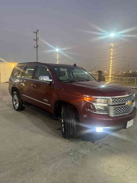 *شوفرليه تاهو  Lt Texas edition
*موديل ٢٠١٩
*رقم بغداد 
*عداد المسافة ١٢٠ الف
*حجم المحرك ٥٣٠٠
*عدد الاسطوانات 8سلندر
*رادار امامي وخلفي وجانبي 
*مانع انزلاق
*كشن# منفصل vib
*كشن هزاز
*كشن كهرباء وتدفئة
*جلد 
*الاضاءة ليد +زنون
تشغيل عن بعد 
جنطة كهرباء
خمس بصمات
رادرات نقطه عمياء
قاصة 
كشن السايق هزاز +ميموري 
لايت زينون  
مخارج اواكس مع مخرج كهرباء ٢٢٠ فولت
حركة الستيرن كهرباء
السعر 35000 دولار
للتواصل الاتصال بالرقم ***********
