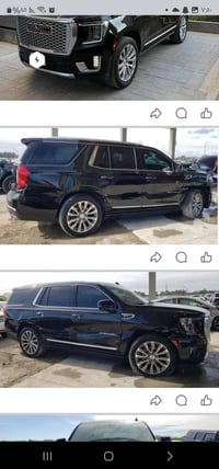 GMC2021دينالي واردامريكي ضرر شخط بدون ايرباك  ابيع 3قطع بدون دواخل شرط...