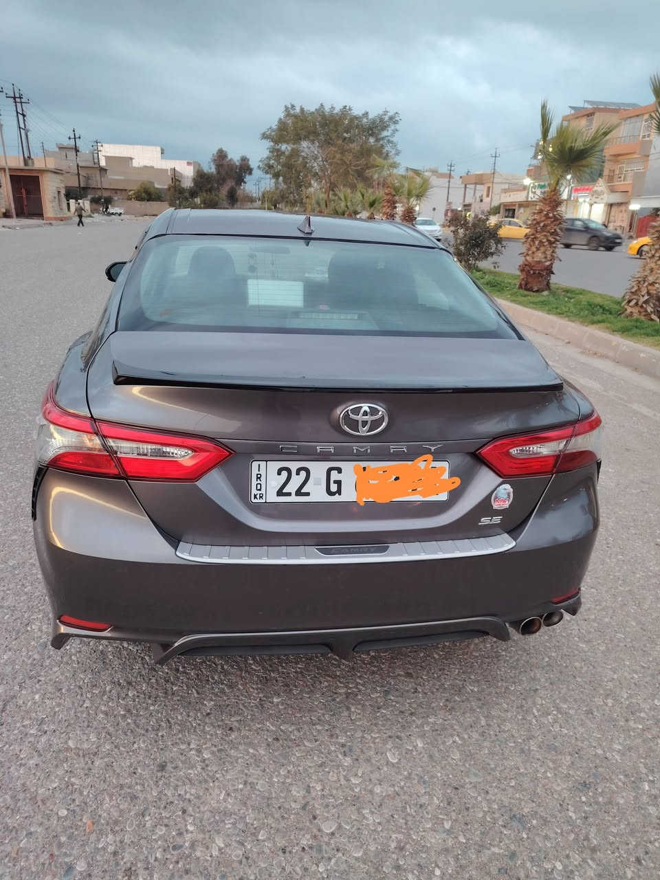 السلام عليكم
كامري موديل ٢٠١٩ SE  رقم أربيل هسة جديدة سنويه ا٢٠٣١ بجم كبس بدون ايرباك بدون تبديل الضرر خلفي جاملغ خلفي صبغ أو ربع الصندوق صبغ أو اكو  تعديل بارد قليل
السعر ١٧٥  رقم الهاتف *********** المكان كركوك
