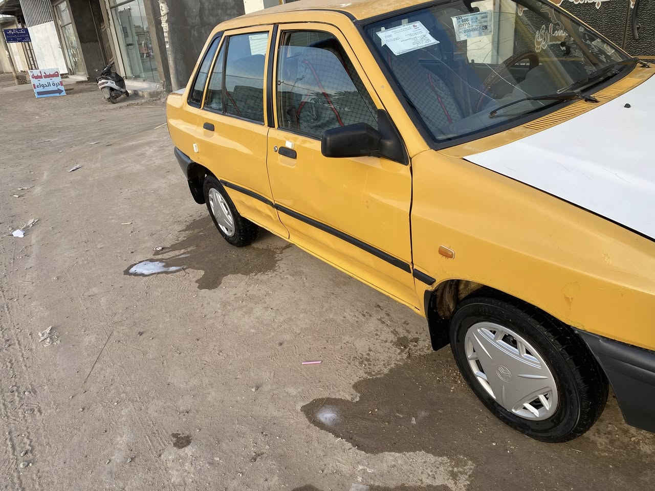 السلام عليكم سايبه مديل2012 مصفره هيئه وغرامات راعيه بكربلاء تحويل مباشر تخم تاير حداديه جديده كير ومكينه جدد شواصي جدد كفاله من الضربه العنوان كربلاء الحر   ***********السعر ٢٦
