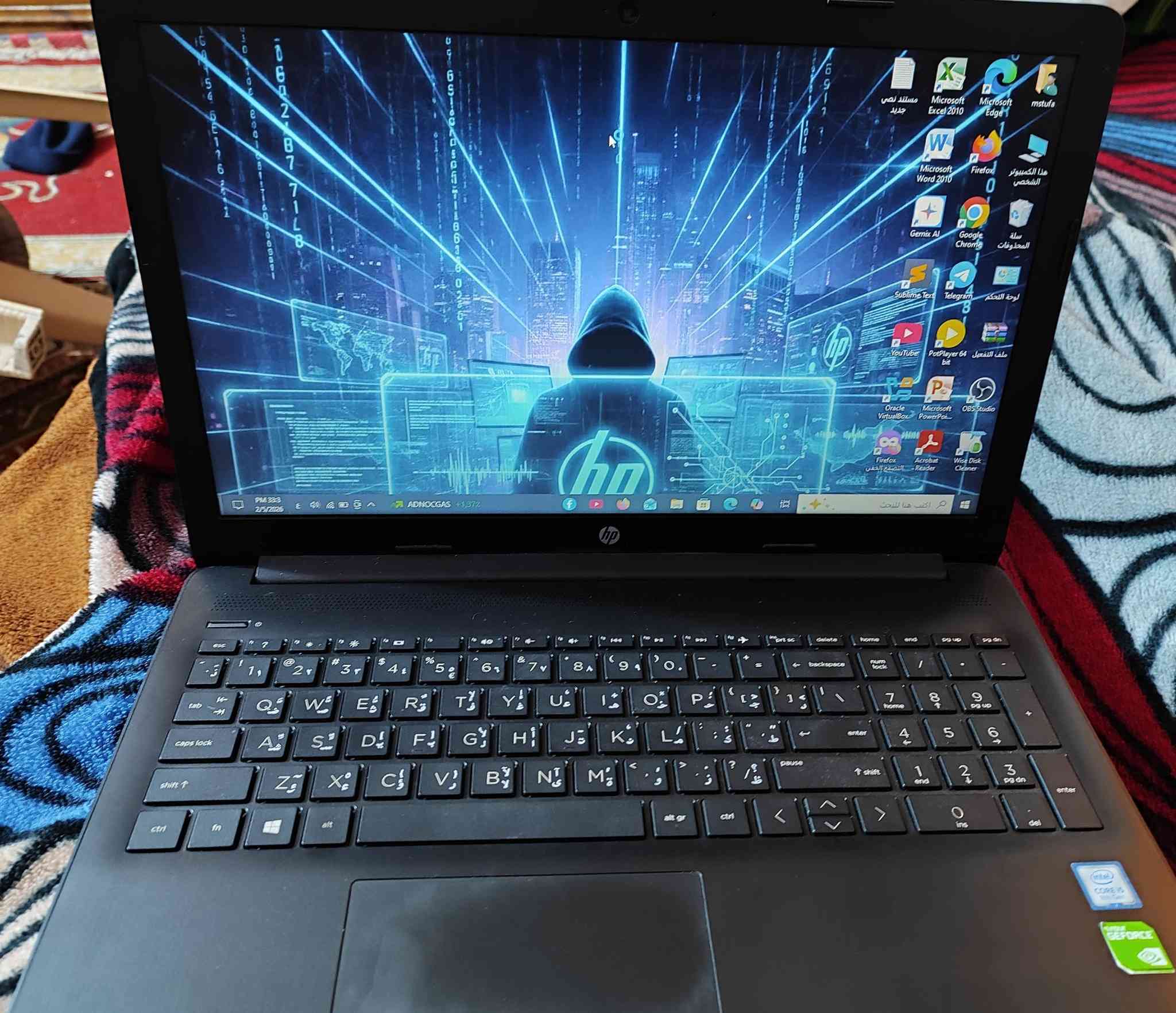 سلام عليكم لابتوب نضيف وحديث
هارد SSD: بسعة 238GB
هارد HDD: بسعة 932GB (تقريباً 1 تيرابايت)
الهارد (التخزين): لابتوب يحتوي على هاردين

الرام (RAM) هو نقطة الضعف الوحيدة حالياً، حجمه 4GB فقط. تخلي رام8 الله وكيلك يصير لابتوب عملاق  
مواصفاته باقيات باول تعليق 👇
سعره330   اقبل مراوس دراجه نضيفه


**إذا كنت صاحب هذا الإعلان وتريد حذفه لأي سبب، رجاءا أرسل رسالة إلى الدعم الفني**