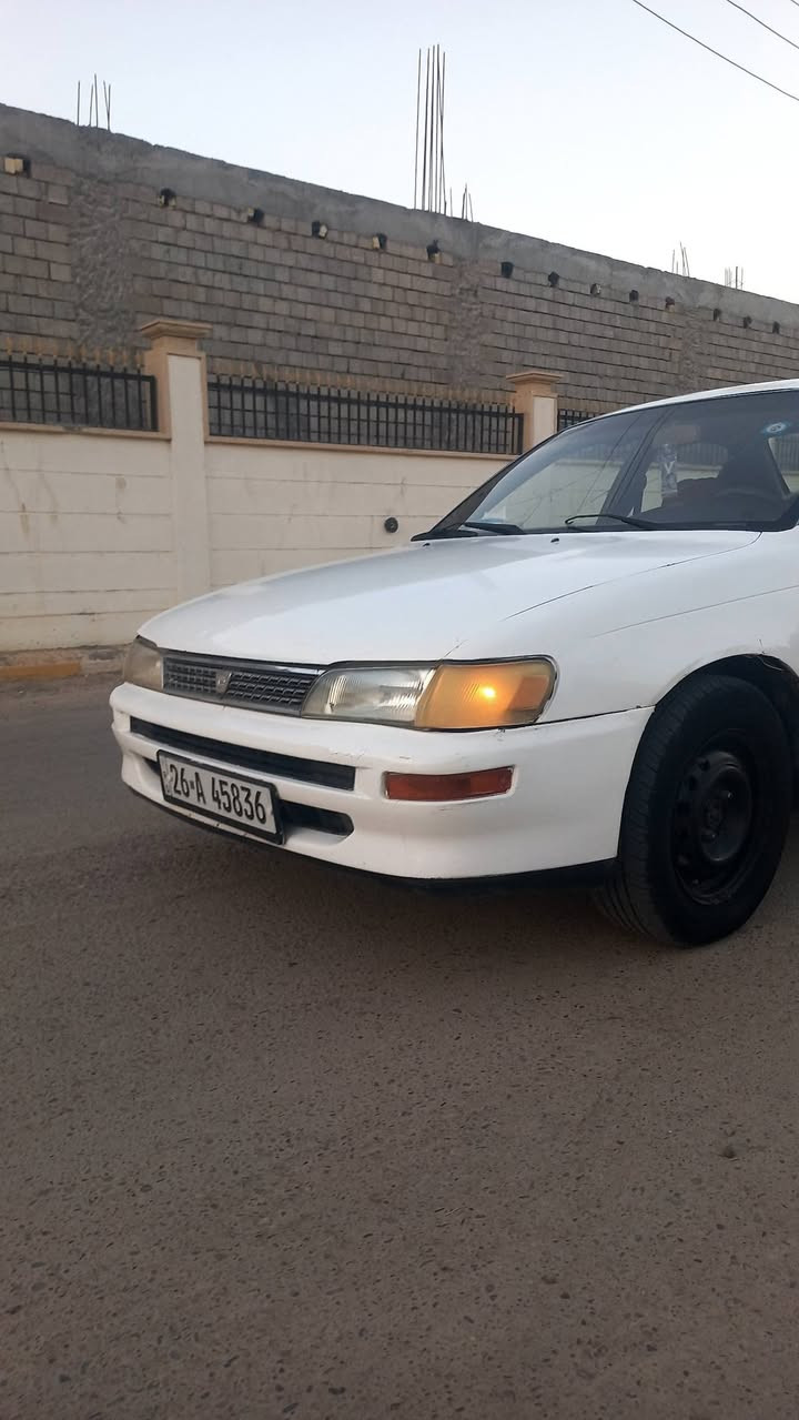 سياره للبيع نوع كورلا موديل 92 رقم صلاح الدين مشروع وطني كير مكينته مكفولات شرط سياره بيها اقل الاحزام صبغ صدر جديد تخم تاير سياره خير من الله للاستفسار ***********
