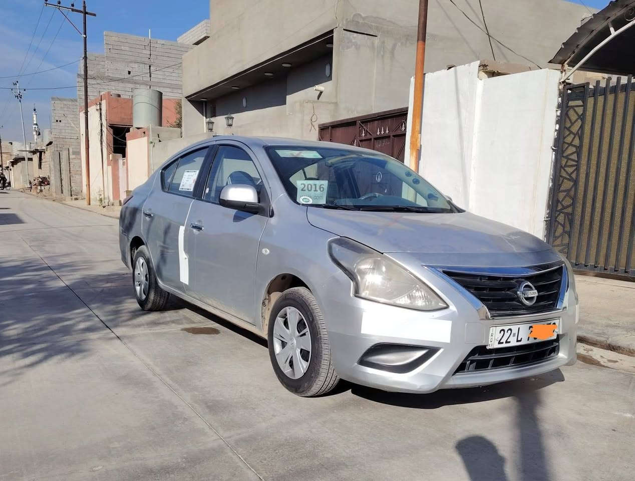 سلام عليكم نيسان سني هندي ٢٠١٦مكفوله من صبغ وتبديل بيه شخطين من صفحتين عالبواب خلفيه وقليل بارد بيه بيه شكم رصعه سعر ٩٦موقع سياره كركوك ***********
