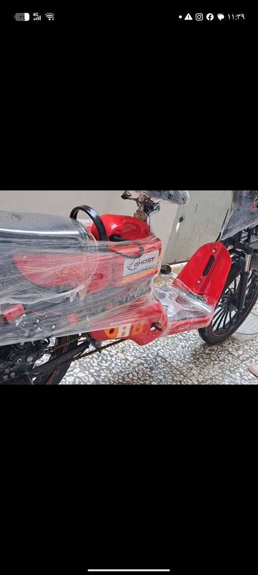 دراجة شحن فول نضافة كاملة شادلهة بطارية جديدة و ضوة اضافي السعر 400و بي مجال للتواصل ***********
