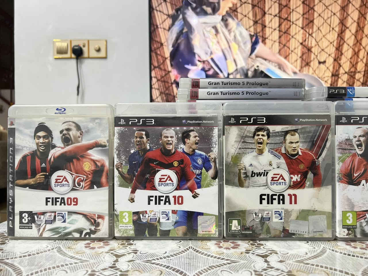 متوفر كولكشن اقراص بلي ثري FIFA من فيفا 9 إلى فيفا 15 
بسعر 24.000 الف فقط أوربي


**إذا كنت صاحب هذا الإعلان وتريد حذفه لأي سبب، رجاءا أرسل رسالة إلى الدعم الفني**