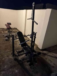 جهاز تمرين متعدد الاستخدامات تجي وياه بكرة نفس ماموضح بالفيديو وبيه كل...