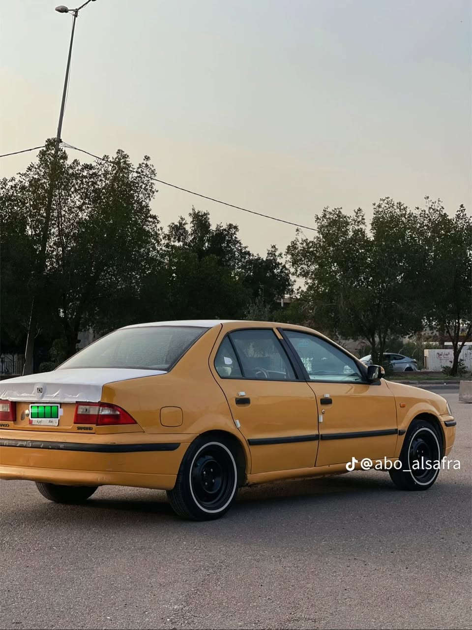 سلام عليكم سمند موديل 11 مكينه وكير جديده صدر جديد تبريد جديد سياره جازها على اخر حباي مصفره هيئه وغرامات مكاني بغداد الشعب السعر 33 بيها مجال  ***********
