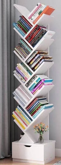 مكتبة بيضاء • ١٥٨×٤٠سم • نظيفه