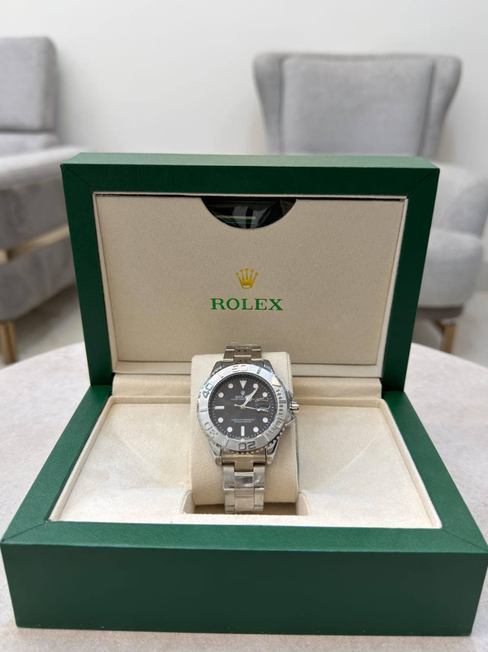 ساعات روليكس كوبي ماستر درجه اولى بكج كامل الف متر تحت ضغط الماء  كرت الضمان سنه صناع


**إذا كنت صاحب هذا الإعلان وتريد حذفه لأي سبب، رجاءا أرسل رسالة إلى الدعم الفني**