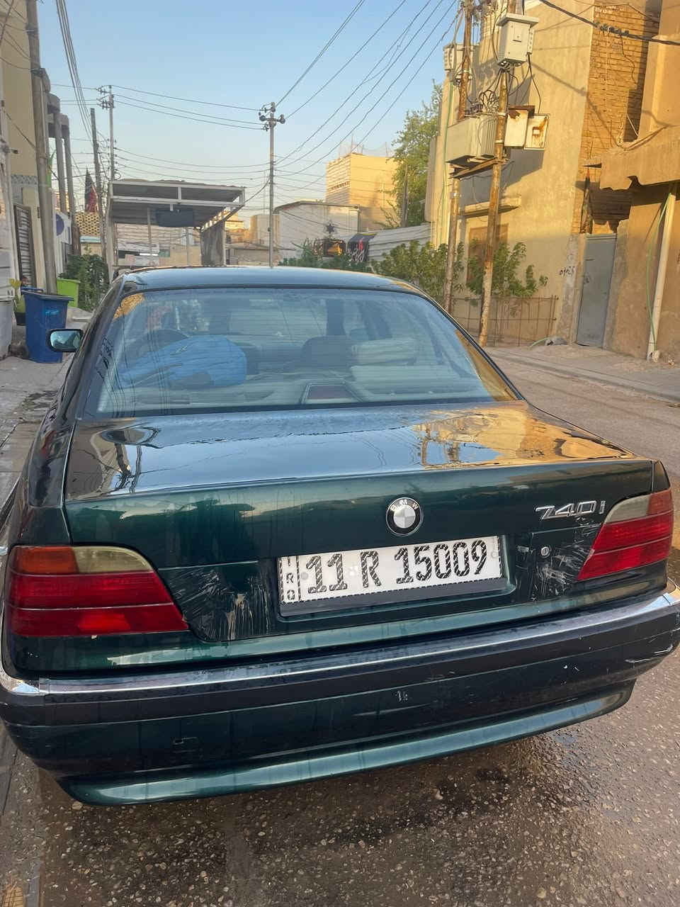 سلام عليكم بي ام خفاش 740 مال جناي رقم مميز بغداد ارقام انكليزيه سنويه جديده موديل 98 مكينه وكير مكفولات كلشي مابيهن لون زيتوني عوزها ترتيب ودواخل مصبوغه عام مكان السياره بلنجف السعر 65 وبيها مجال للاستفسار ***********
